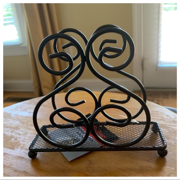 True Living Accents Nwt True Living Bronze Napkin Holder Poshmark